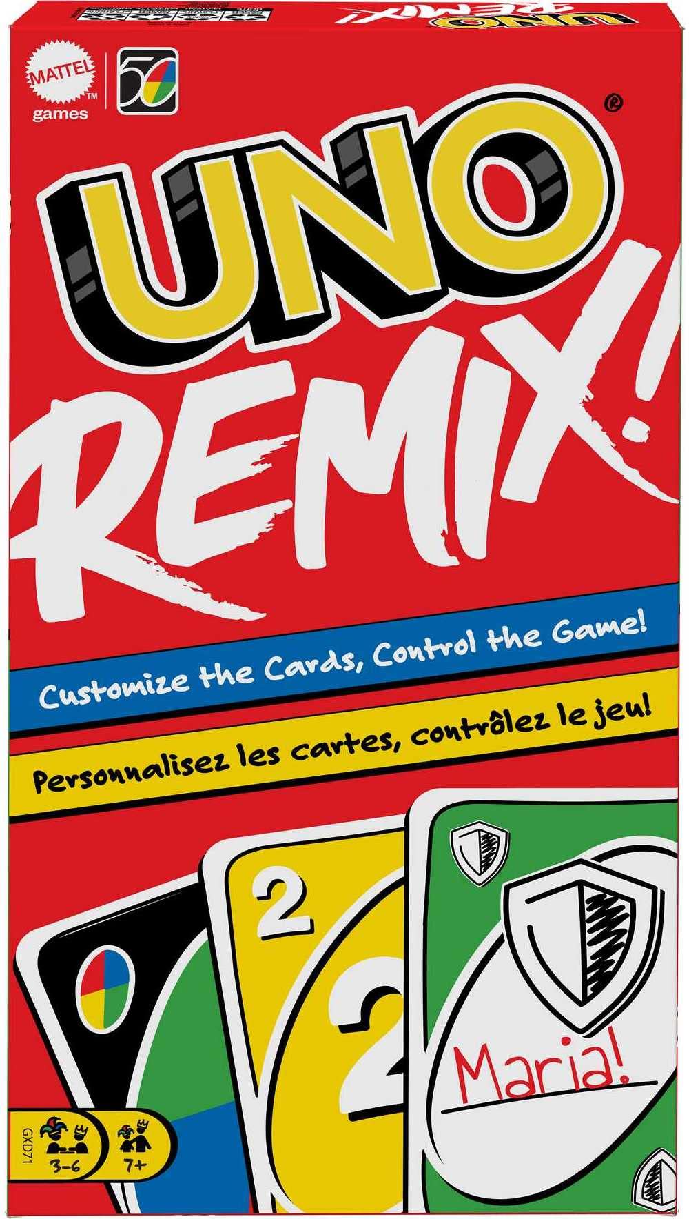 Amazon.com: Mattel Games - UNO Remix : Toys & Games